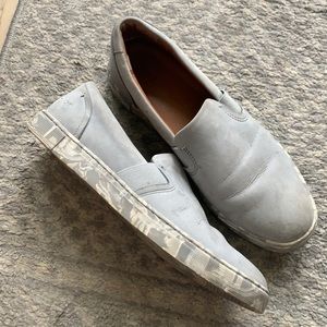 Frye Suede Slip-On Sneakers. Size 8!